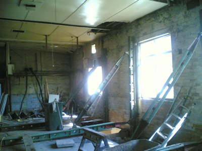 Propping inside Function Room