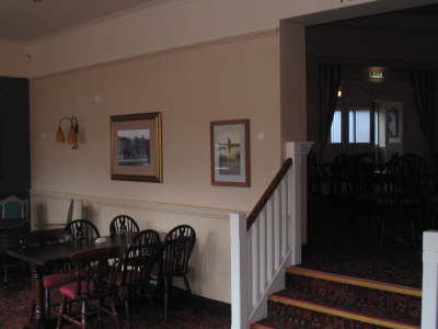 Steps to Bar Area